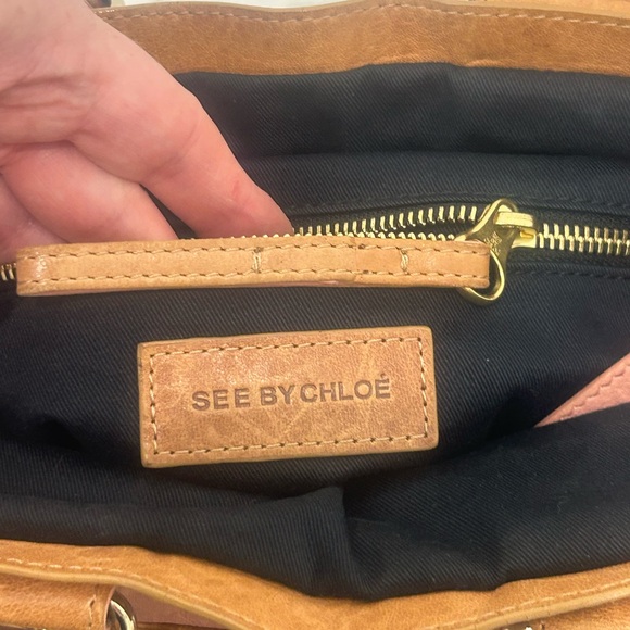 See By Chloe Day Tripper Pink and Tan Bag - Picture 11 of 15